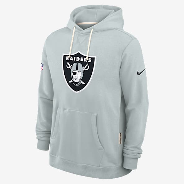Las Vegas Raiders Initial Home Sideline Men's Nike Dri-FIT NFL Pullover Hoodie