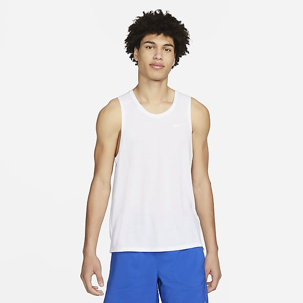 Men S White Tank Tops Sleeveless Shirts Nike Gb
