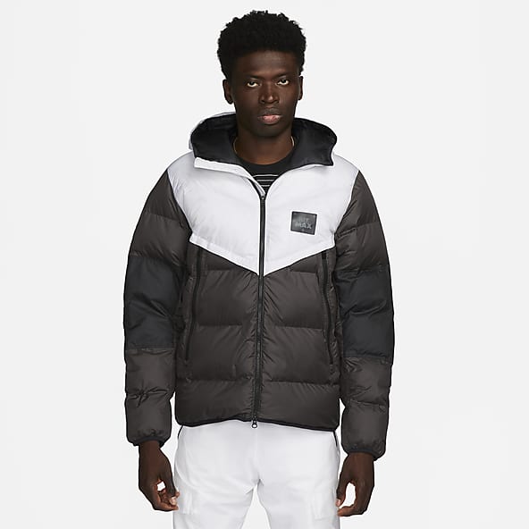 White Windrunner Synthetic Fill Puffer Jackets. Nike AU