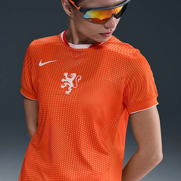Primera equipación Stadium Países Bajos 2025 (selección femenina) Camiseta de fútbol tipo Replica Nike Dri-FIT - Mujer