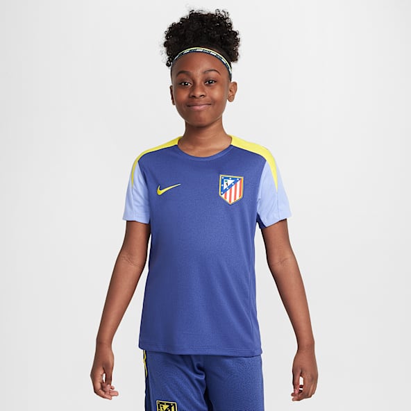 Atlético Madrid Strike Nike Dri-FIT Fußball-Kurzarmshirt (ältere Kinder)