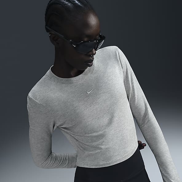 Nike Sportswear Chill Knit Playera de manga larga slim cropped para mujer