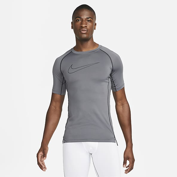 Grey Nike Pro Compression Tops compression & baselayer shirts Tops