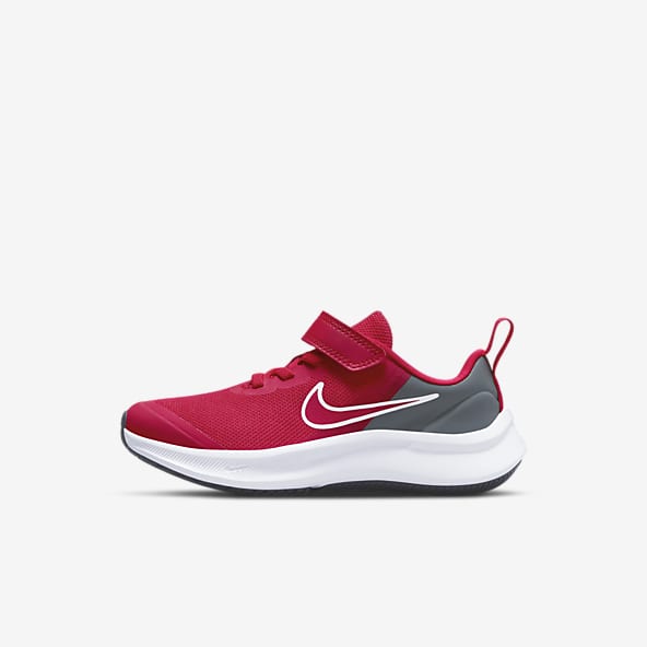 nike running shoes red and grey