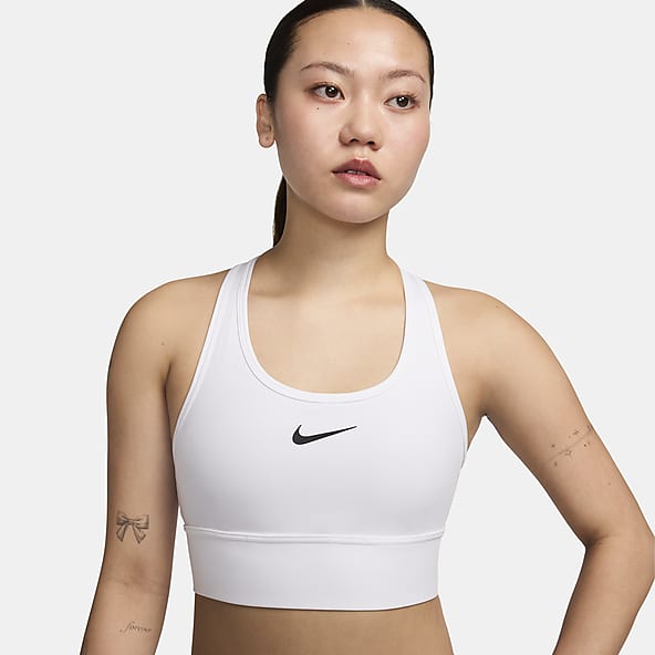 Nike Swoosh 中度支撐型 女款襯墊長版運動內衣