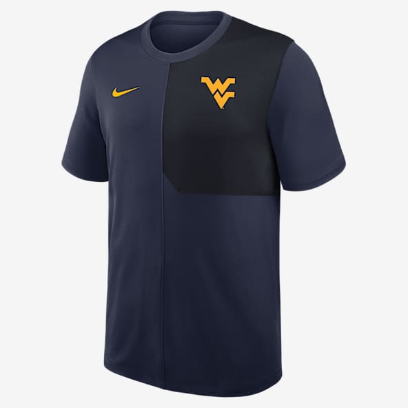 West Virginia Sideline Coach Men's Nike Dri-FIT College Top