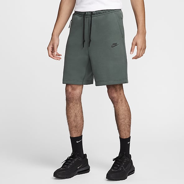 Green nike fleece shorts outlet