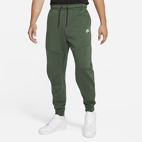green nike tracksuit bottoms