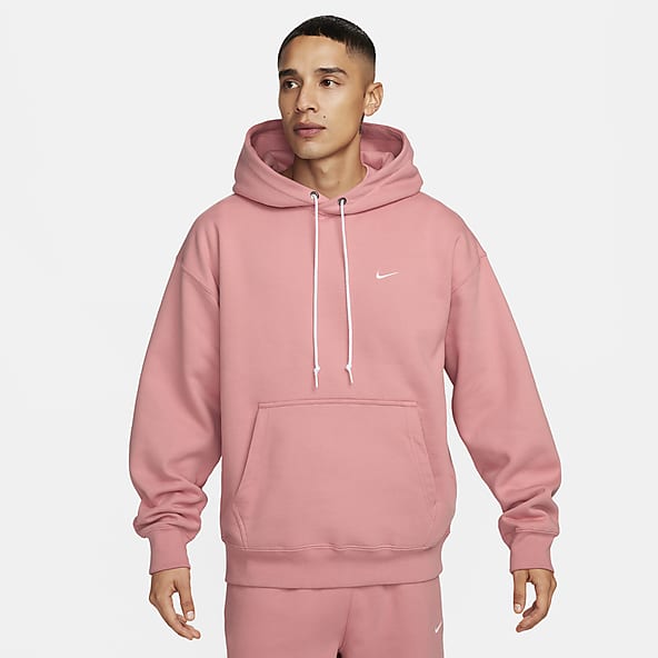 Mens Hoody Pullover Neon Pink Hoodie