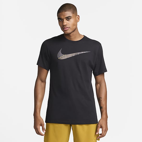 Nike NBA Logoman Dri-Fit T-Shirt - Black - Throwback