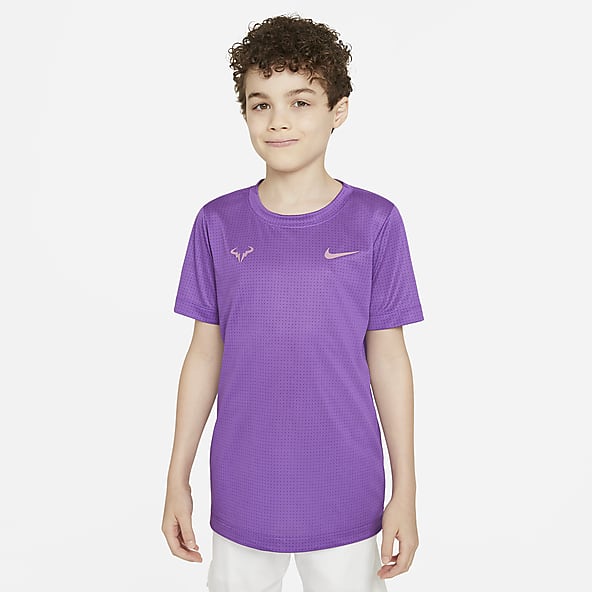 kids purple nike shirt