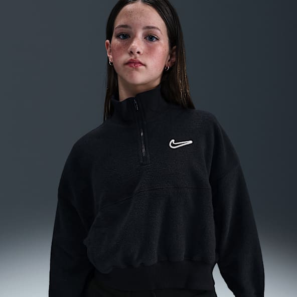 Nike Sportswear Nike Sportswear Big Kids' (Girls') Long-Sleeve Fleece Top