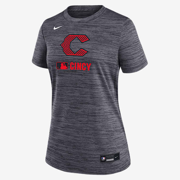 Cincinnati Reds MLB Rhinestone Bling T-Shirt – Red, Baseball Fan Gear