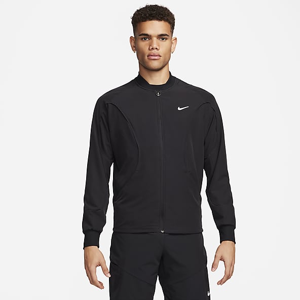 Veste de survêtement de tennis NikeCourt Noir pour Homme