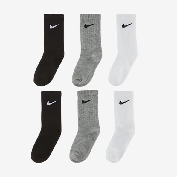 youth white nike socks