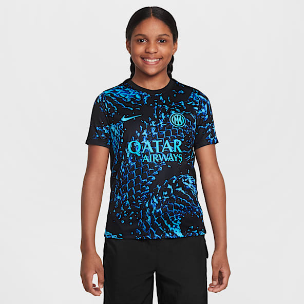 Inter Milan Academy Pro Older Kids' Nike Dri-FIT Football Pre-Match Top