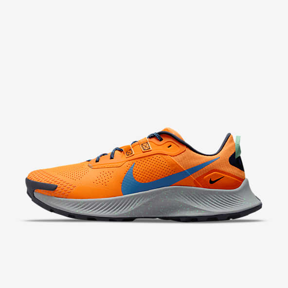 nike orange and grey shoes