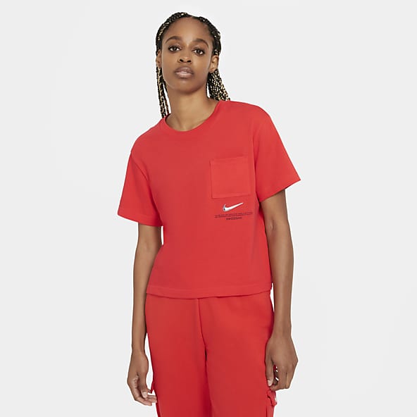 red nike outfit womens