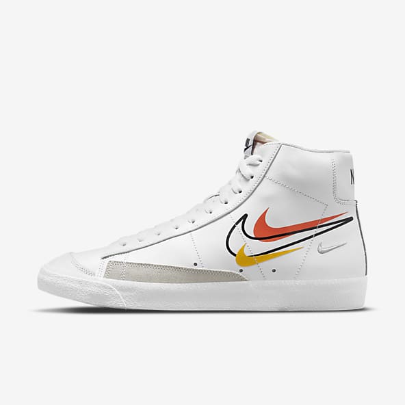 Uomo Bianco Blazer Scarpe. Nike CH Uomo Bianco Blazer Scarpe. Nike CH
