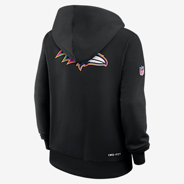 Baltimore Ravens Crucial Catch Women's Nike Dri-FIT NFL Pullover Hoodie