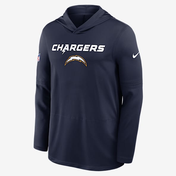 Los Angeles Chargers Pass Accuracy Men's Nike Dri-FIT NFL Long-Sleeve Hooded Top