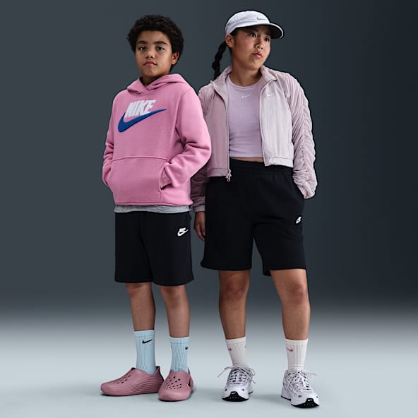 Nike Sportswear Club Fleece Big Kids' French Terry Shorts (Extended Size)