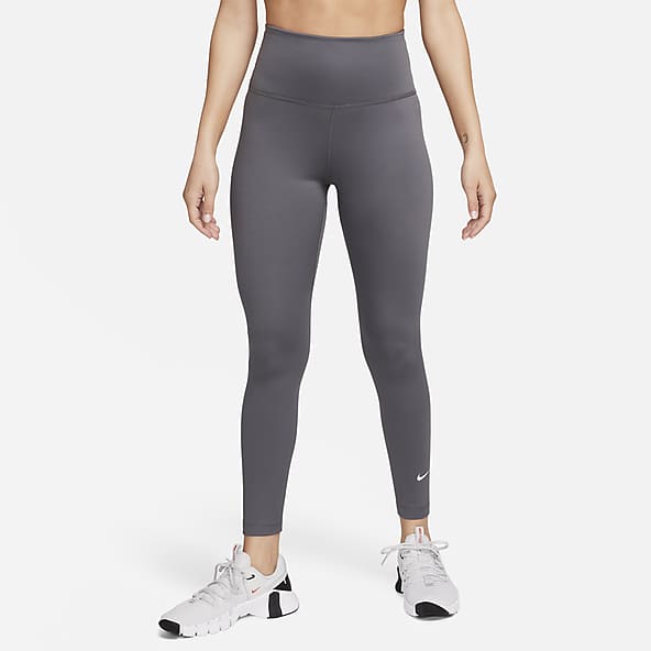 Leggings grises moldeadores de talle alto One Dri-FIT de Nike Training