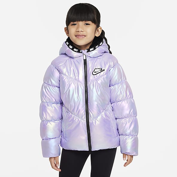 Nike Little Kids Printed Hooded Puffer Jacket