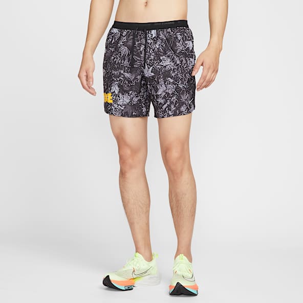 Nike Stride Men's Dri-FIT 18cm (approx.) Brief-Lined Printed Running Shorts