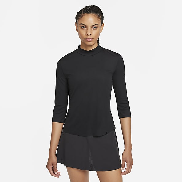 Nike公式 ナイキ Dri Fit Uv エース ウィメンズ モックネック ゴルフトップ オンラインストア 通販サイト