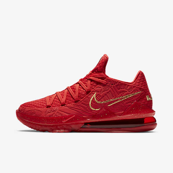 nike lebron red shoes