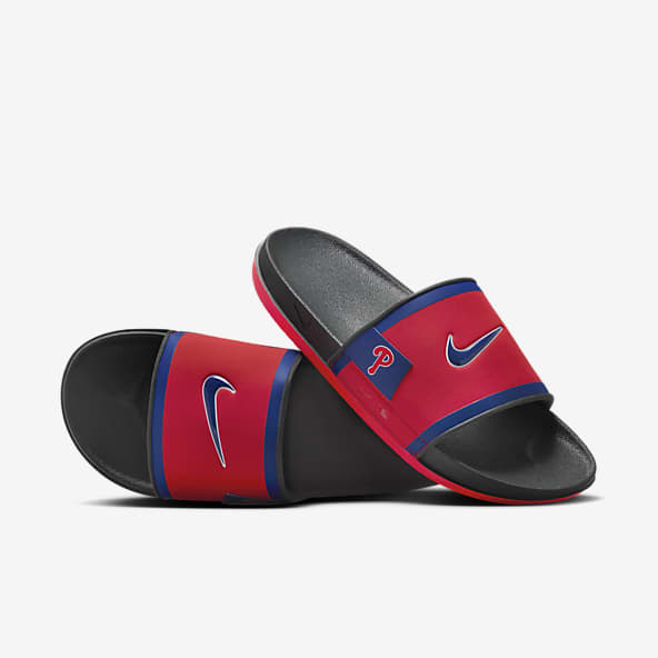 Nike sb hot sale slides red