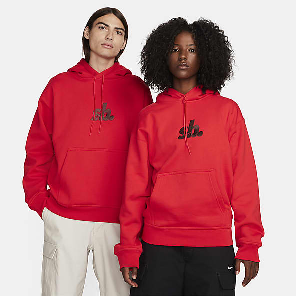 Red & Pullovers. Hoodies Womens