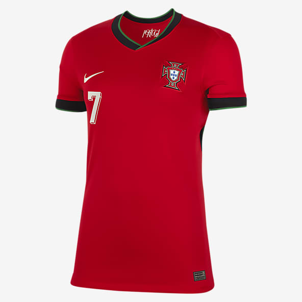 Cristiano Ronaldo Portugal National Team 2024 Stadium Home Women's Nike Dri-FIT Soccer Jersey