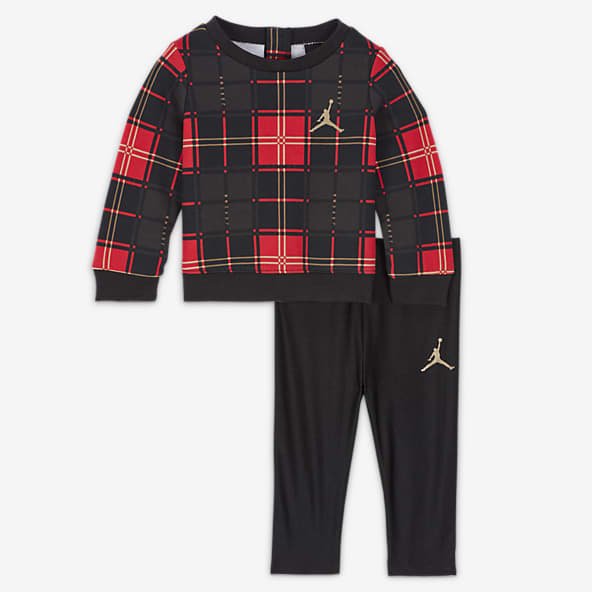 Jordan Flight Plaid Shine Leggings Set Baby (3-6M) Set