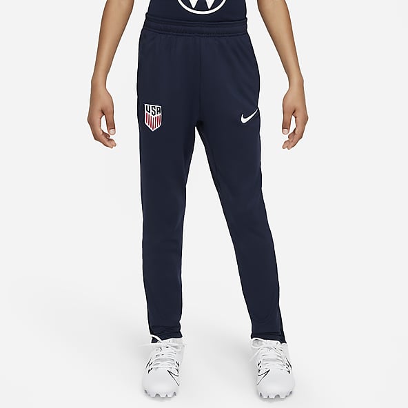 Selección nacional de fútbol masculino de Estados Unidos Strike Pants de fútbol de tejido Knit Nike Dri-FIT para niños talla grande