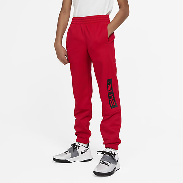 boys red nike sweatpants