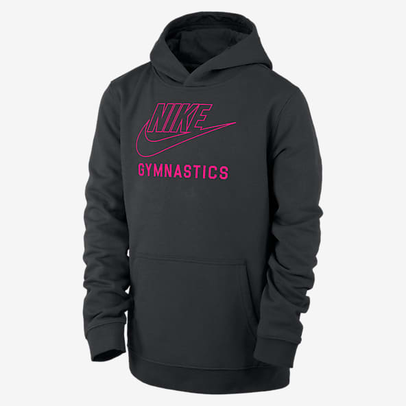 Nike Swoosh Club Fleece Big Kids' Gymnastics Pullover Hoodie