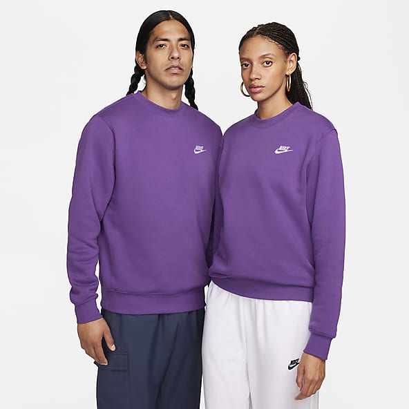 Nike Factory Store Morado Club Fleece Sudaderas. Nike ES
