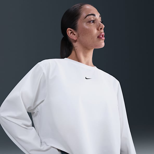 Nike One Playera de tejido Woven Repel para mujer
