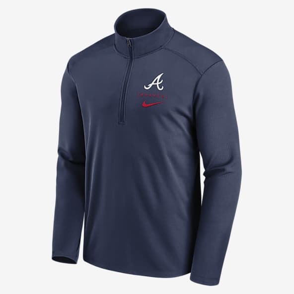 Atlanta Braves Franchise Logo Pacer Men's Nike Dri-FIT MLB 1/2-Zip Jacket