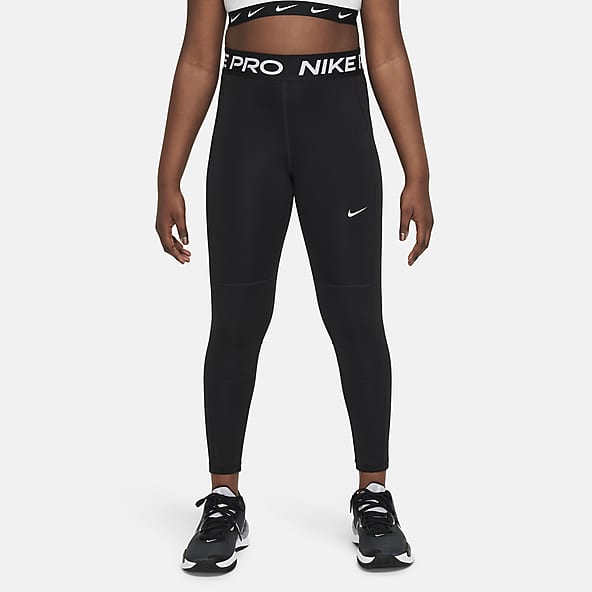 Nike Pro Dri-FIT Older Kids' (Girls') Leggings (Extended Size). Nike DK