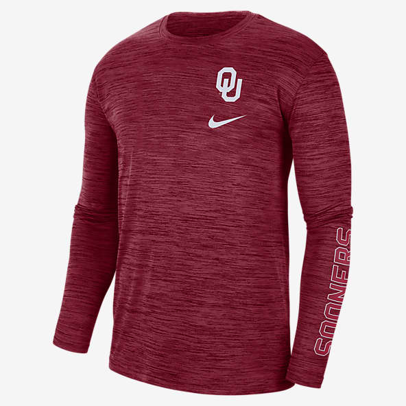 Dri-FIT Oklahoma Sooners Long Sleeve Shirts Clothing. Nike.com