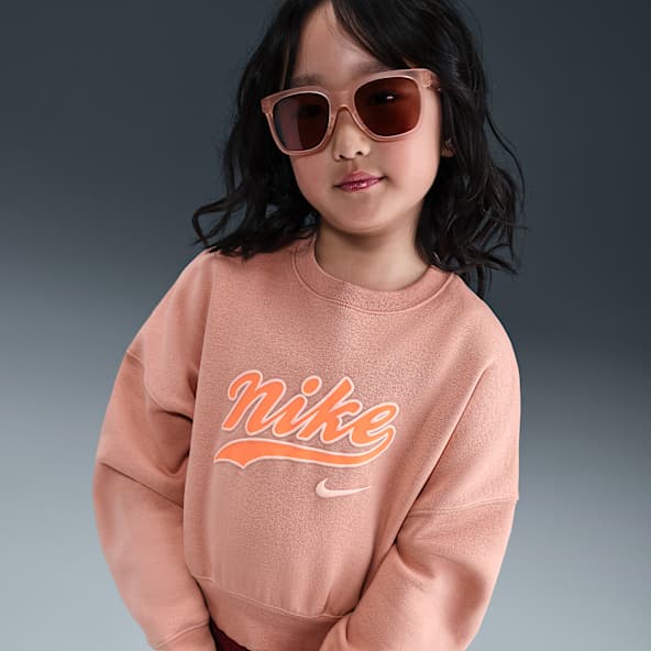 Nike Sportswear Older Kids' (Girls') Cropped Fleece Sweatshirt