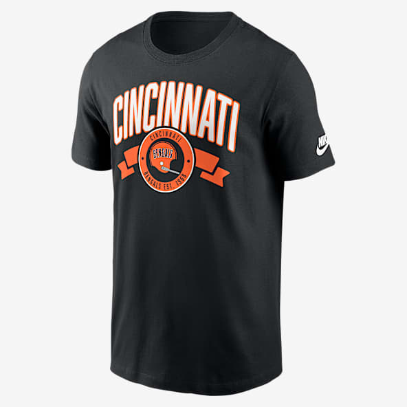 Cincinnati Bengals Rewind Front And Back Hit Essential Men's Nike NFL T-Shirt