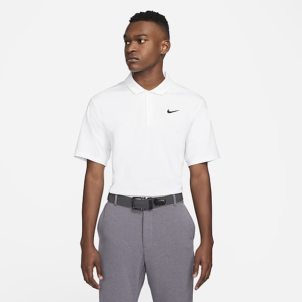 grey nike golf shirt