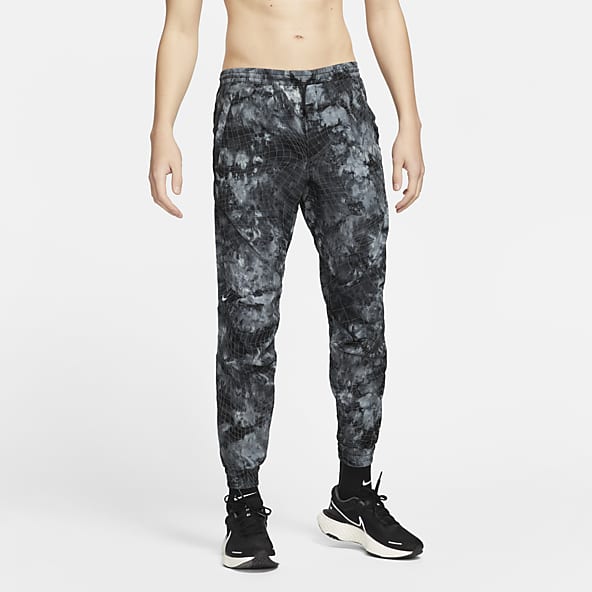 Nike Men's Dri-FIT Fleece Tapered Running Pants-Black - Hibbett | City Gear
