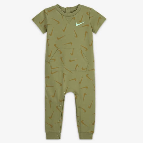 Nike Womens Sportswear Swoosh Utility Jumpsuit RARE Lime Green XL NWT 