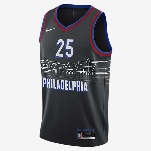 sixers grey jersey