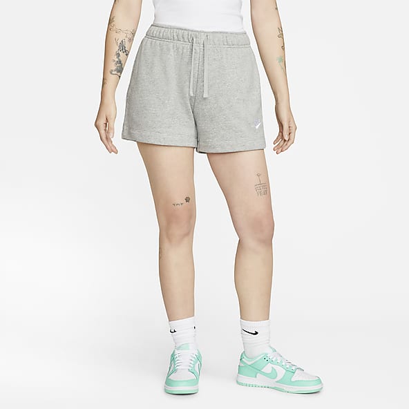 nike sweat shorts outfit women's